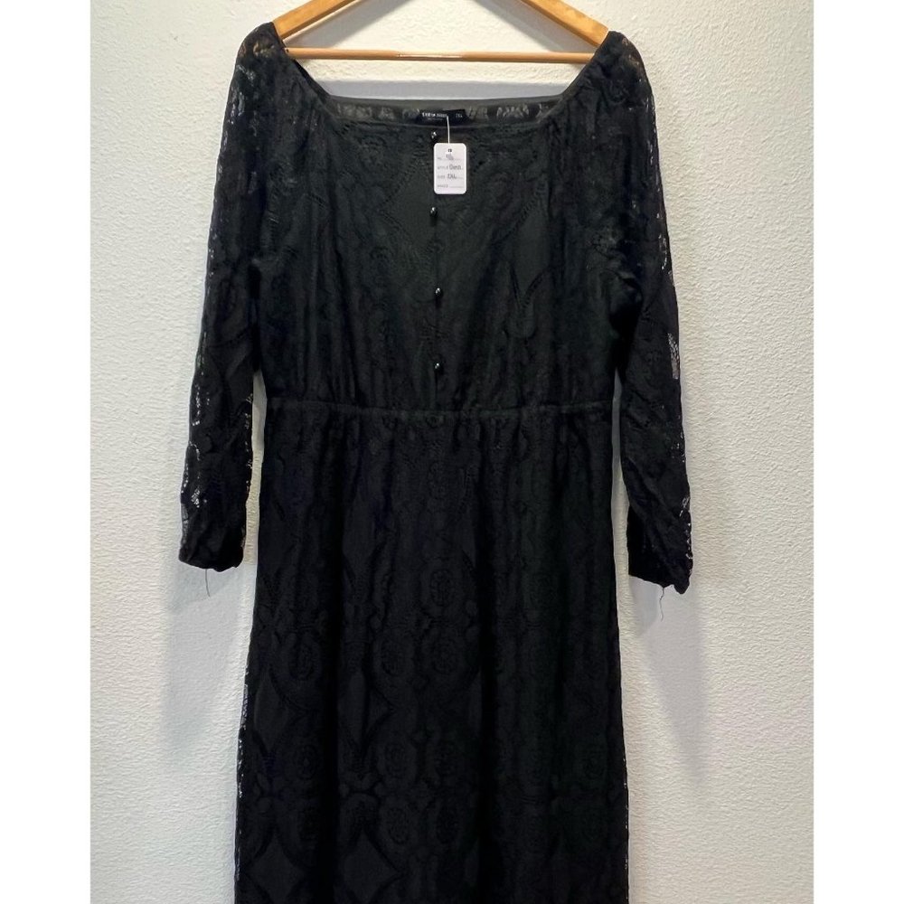 SHEIN BLACK LACE DRESS